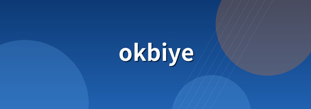 okbiye 商铺横幅