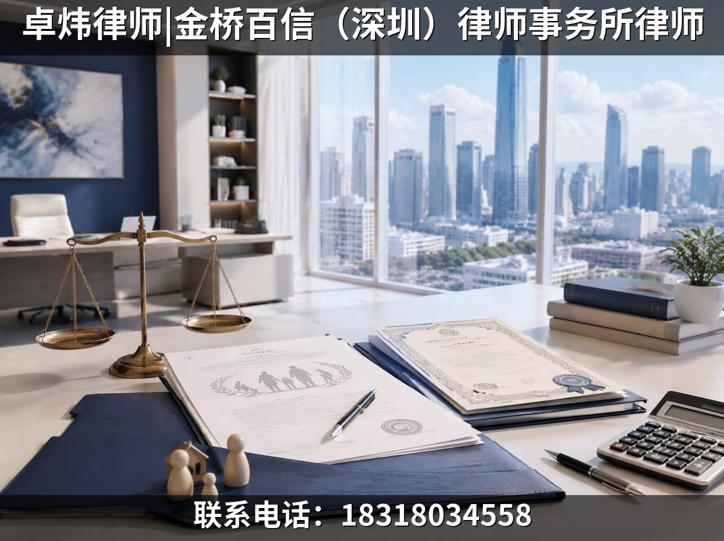 深圳比较好的离婚股权分割律师联系方式｜卓炜律师婚姻家事法律服务项目