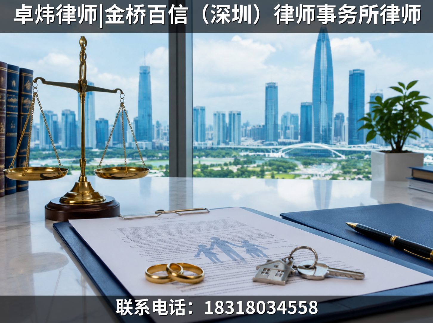 深圳有实力的婚姻家事律师推荐：卓炜律师|金桥百信（深圳）律师事务所律师婚姻家事争议解决项目